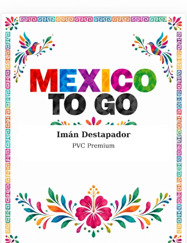 Portada del catálogo Destapadores PVC Premium de Mexico To Go