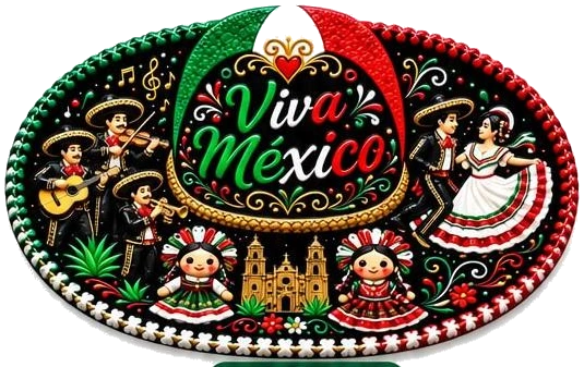 Imán sombrero Viva México